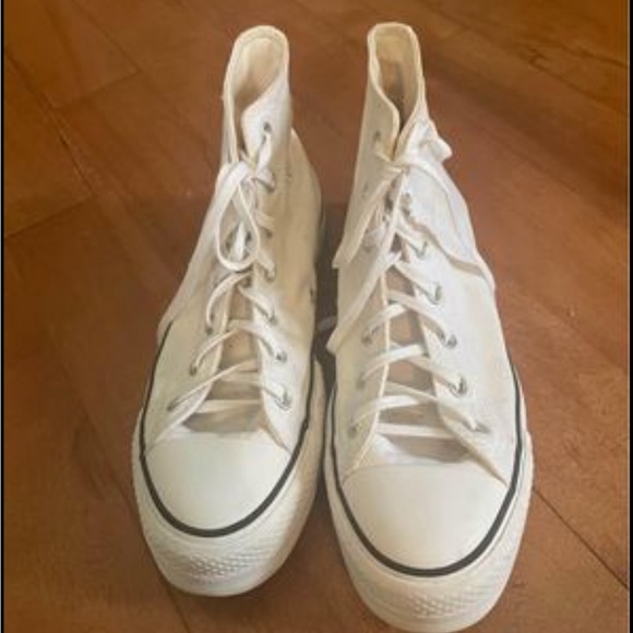 White platform converse - Picture 2 of 5